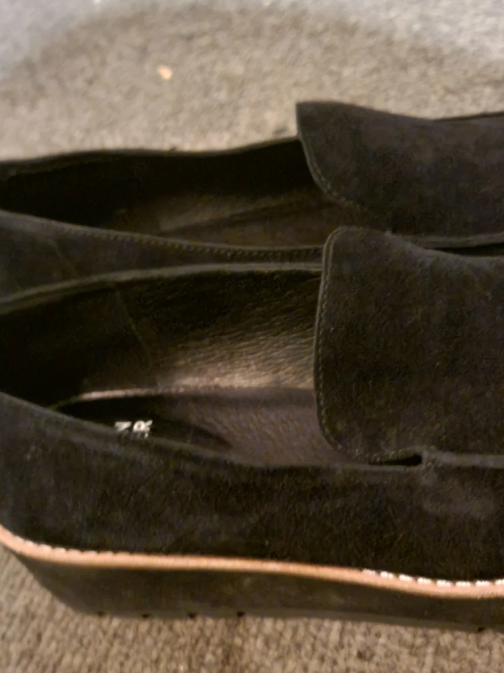 Eileen fisher Black Platform Loafers for Women - Sleek Slip-On Style 8.5